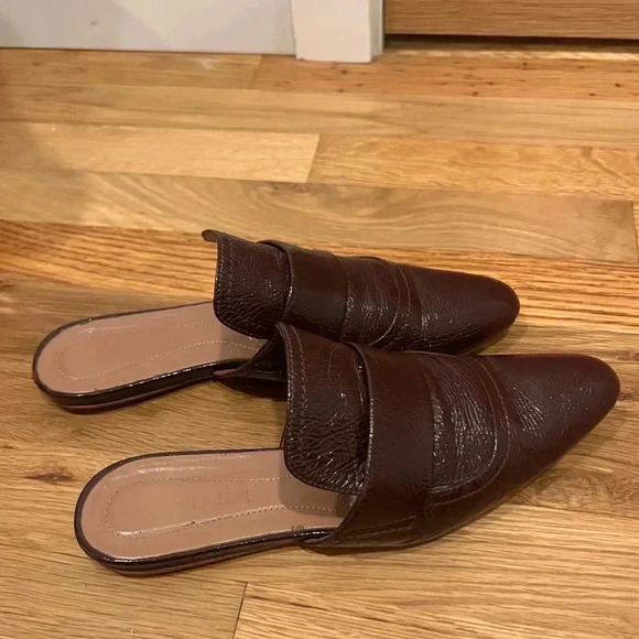 MARNI - Leather Mules Burgandy/Wine - Size 38 - Picture 6 of 7